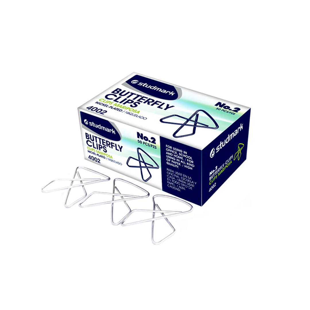 Clip Mariposa Metálico