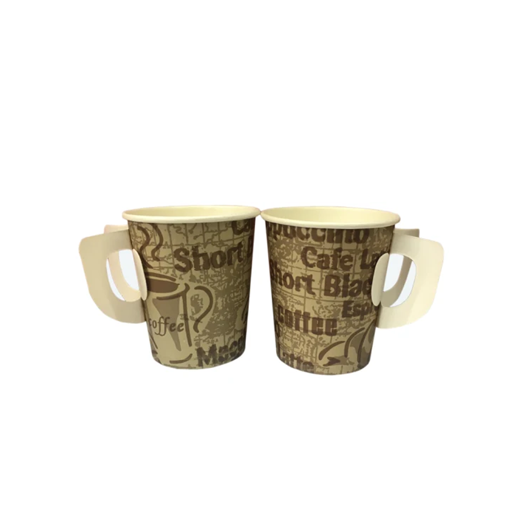 Vasos De Café Con Asas 6 Oz y 8Oz